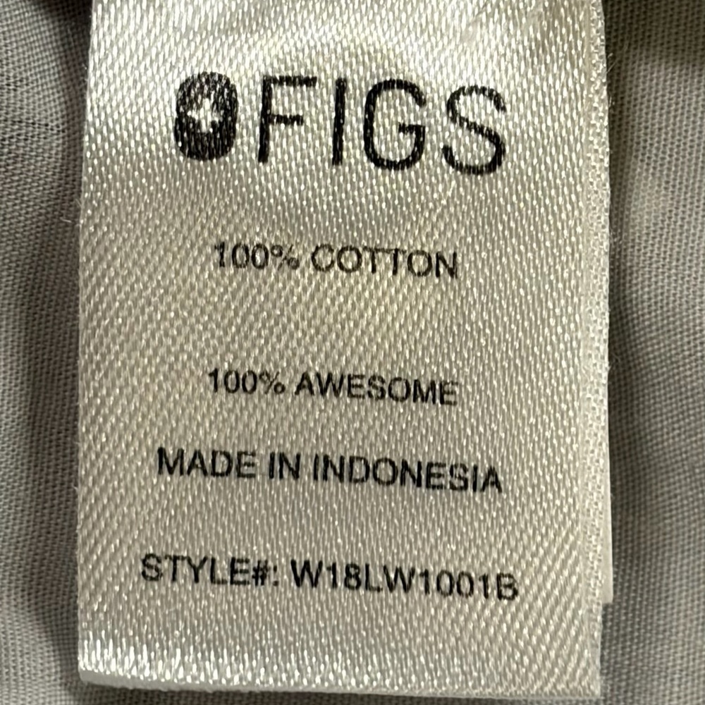 Figs Heartbeat 100% Cotton Pajama Top (XS) - Picture 7 of 8